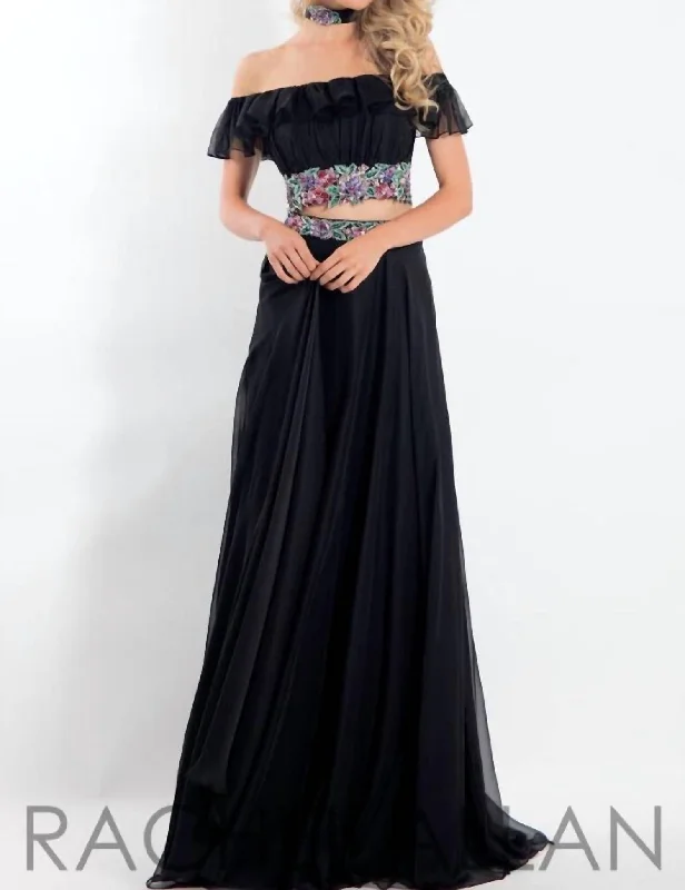 Long Prom Dress In Black