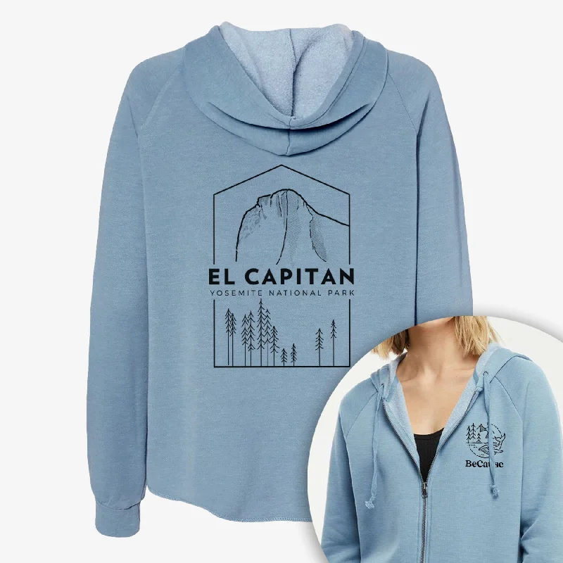 El Capitan - Yosemite National Park - Women's Cali Wave Zip-Up Sweatshirt