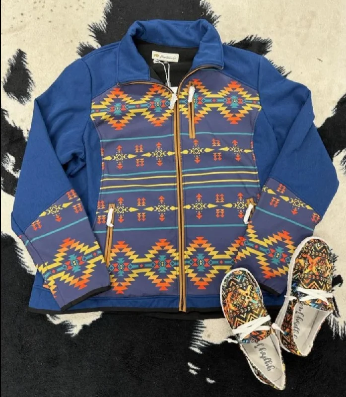 Ladies Soft Shell Aztec Jacket