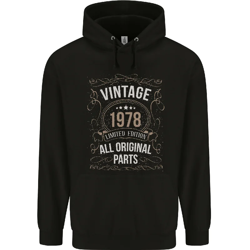 46th Birthday Limited Edition 1978 Mens 80% Cotton Hoodie