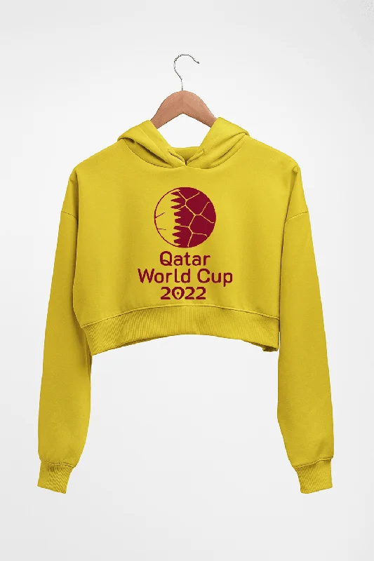 FIFA World Cup Qatar 2022 Crop HOODIE FOR WOMEN