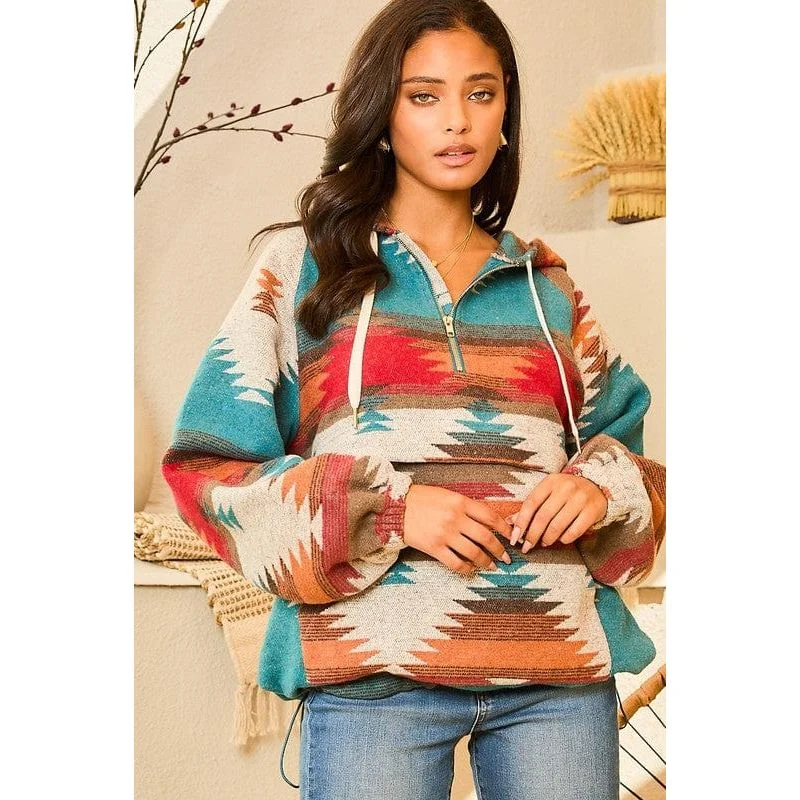 Women's Aztec Hoodie