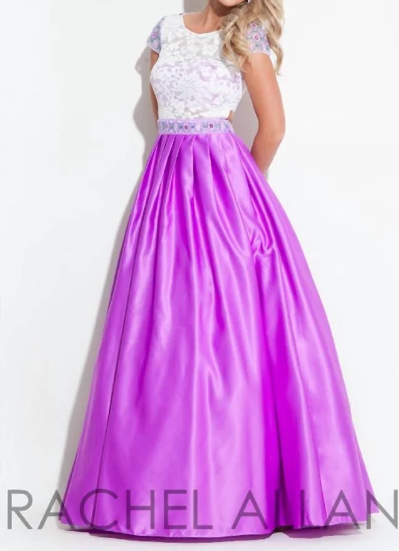 Princess Ballgown In Purple