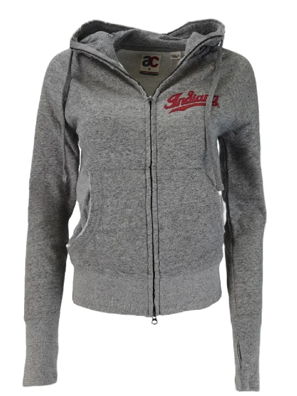 AMERICAN COLLEGIATE Women's Grey Indiana Hoodie #W016IN1A NWT