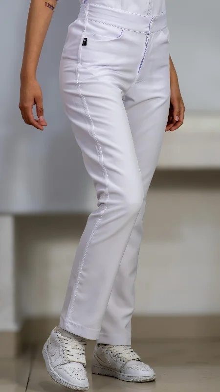 Women's Classic Pants Pure White Waterproof