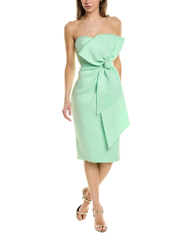 Badgley Mischka Scuba Sheath Dress