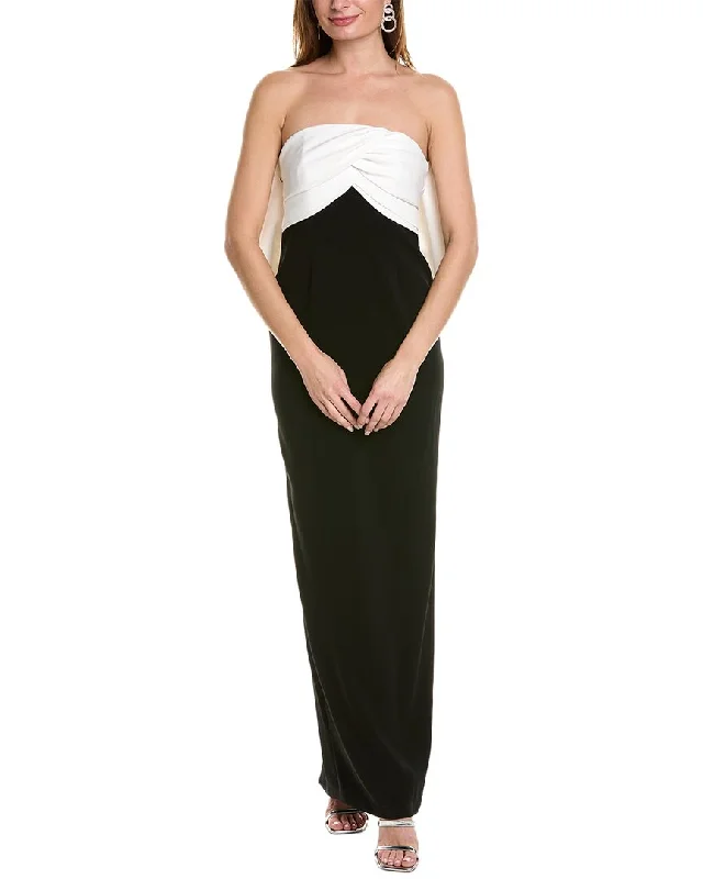 Toccin Draped Bow Gown