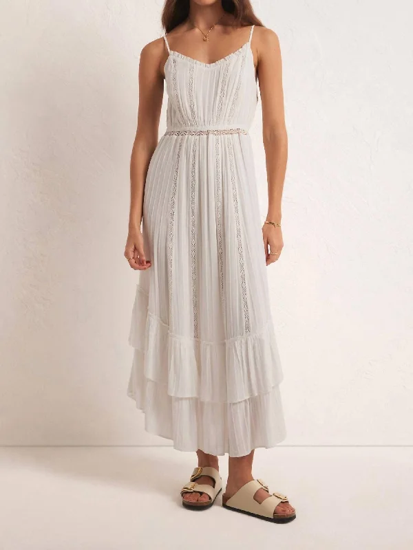 Rose Maxi Dress In White