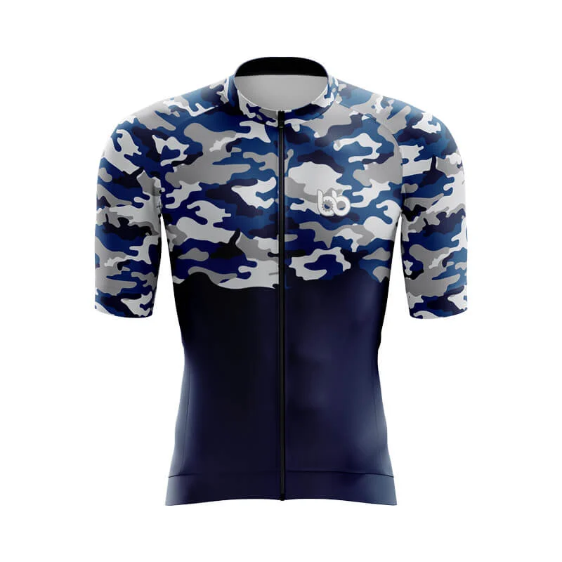 Camouflage Neck Aero Jerseys (V1) (Blue)