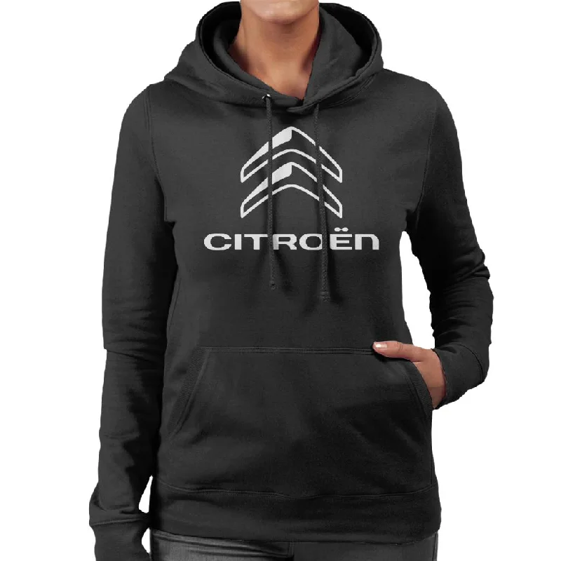 Citroën 2016 White Logo Women's Hooded Sweatshirt