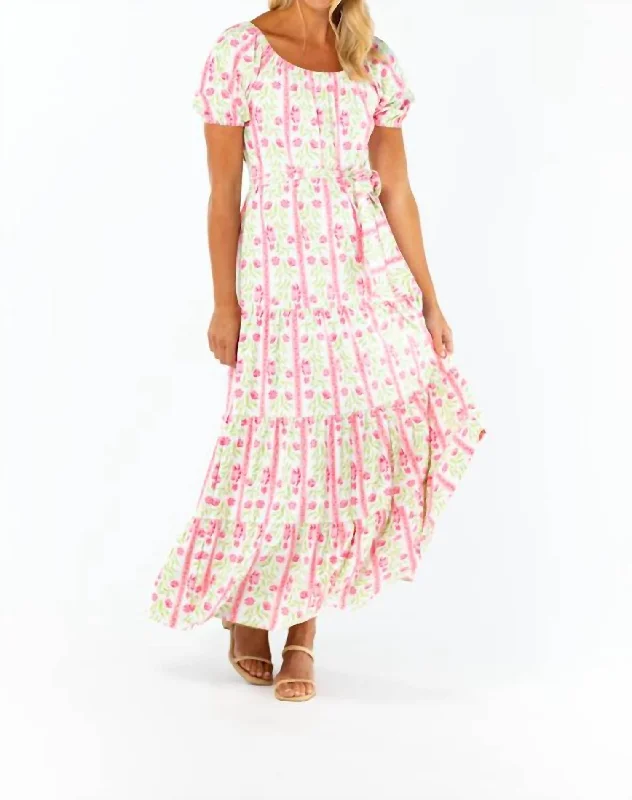 Jude Dress In Sorbet Garden