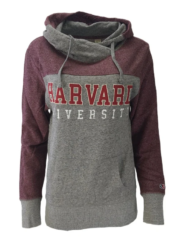 AMERICAN COLLEGIATE Women's Grey Harvard Hoodie #W018HA1A NWT