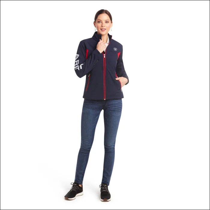 Ariat Womens Team Softshell - Navy