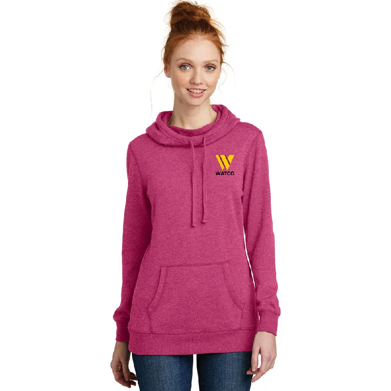 District ® Women’s Lightweight Fleece Hoodie - DM493