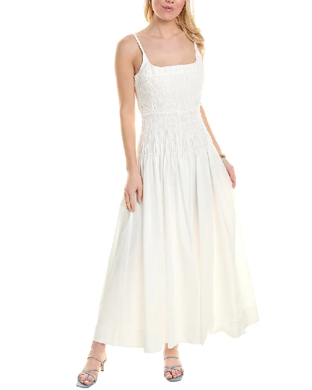 Rebecca Taylor Smocked Maxi Dress