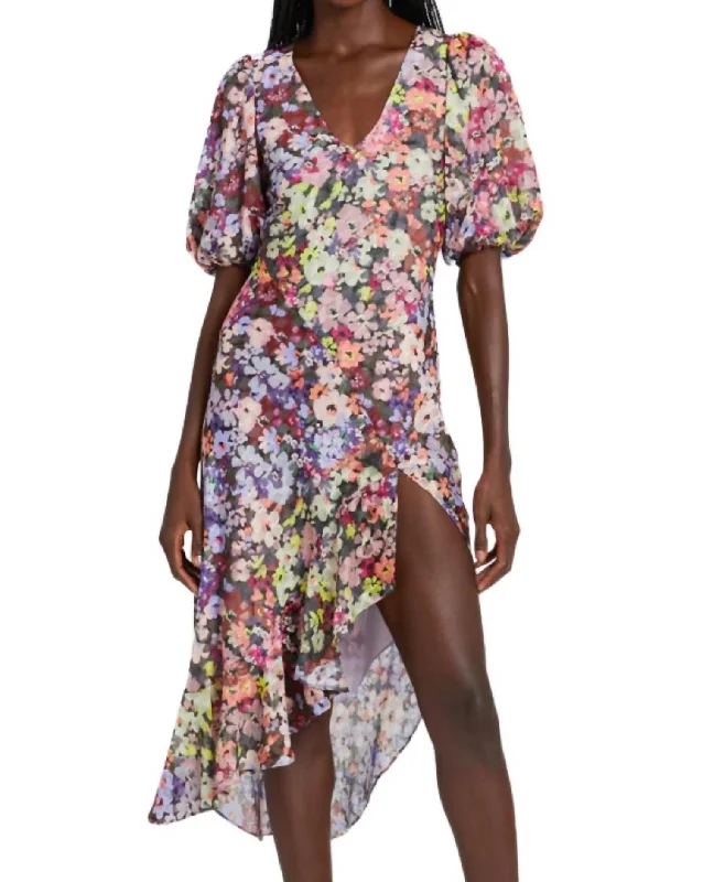 Glenna Dress In Zahara Fleur Print