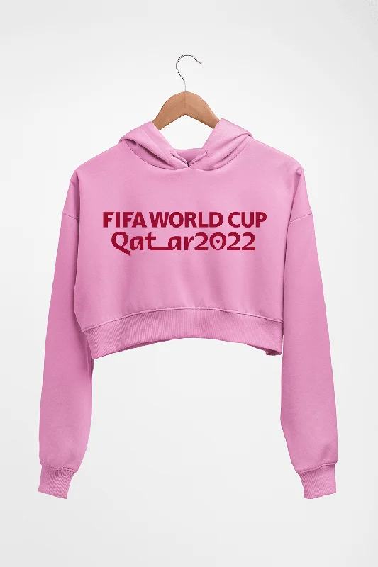 FIFA World Cup Qatar 2022 Crop HOODIE FOR WOMEN