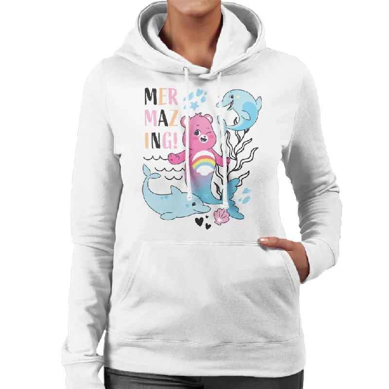 Care Bears Unlock The Magic Cheer Bear Mermazing Women's Hooded Sweatshirt