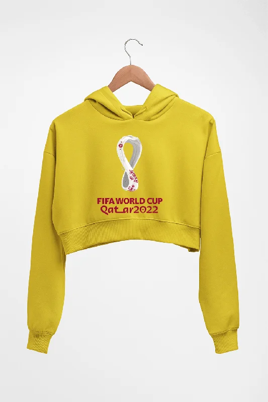 FIFA World Cup Qatar 2022 Crop HOODIE FOR WOMEN