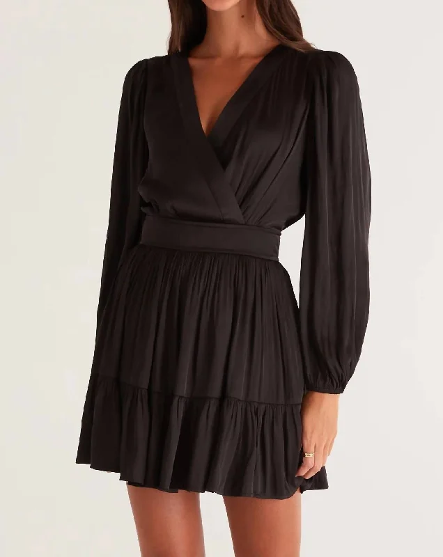 Alita Mini Dress In Black