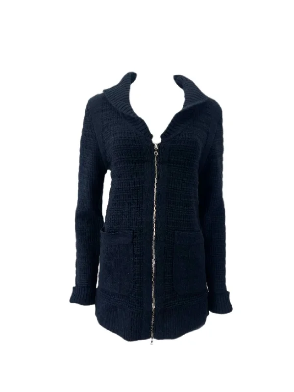 RICHARD CHAI Women's Navy Soft Warm Cardigan #3F09 NWT