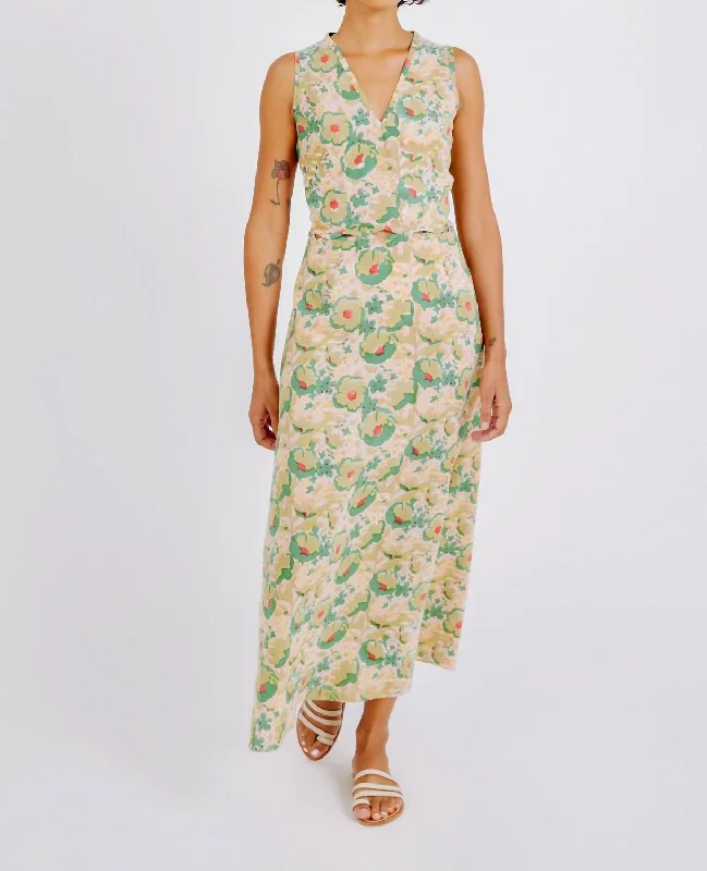 Biarritz Dress In Rose Bloom