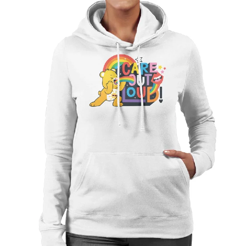 Care Bears Unlock The Magic Care Out Loud Women's Hooded Sweatshirt