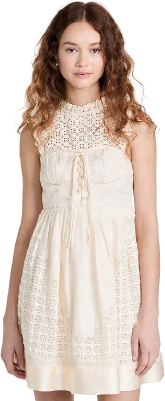 Ulla Johnson Women's Sabrina Dress, Ivory, Off White