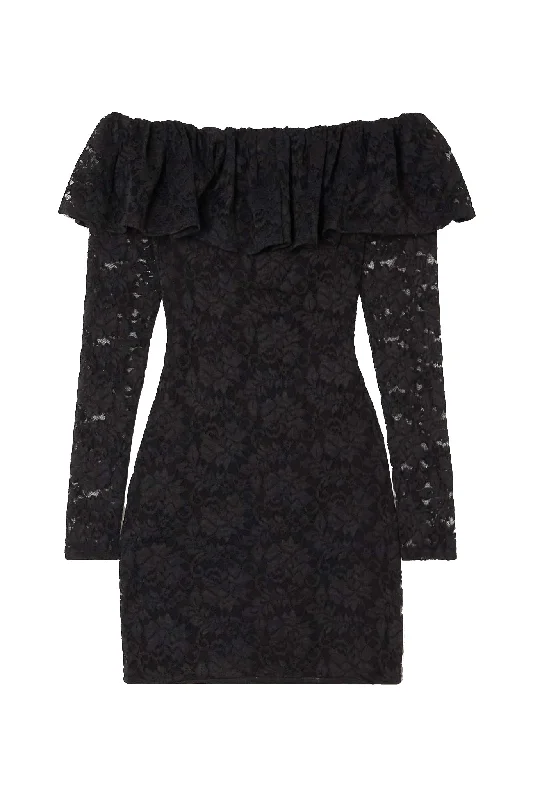 Caroline Constas Alessia Mini Dress Black