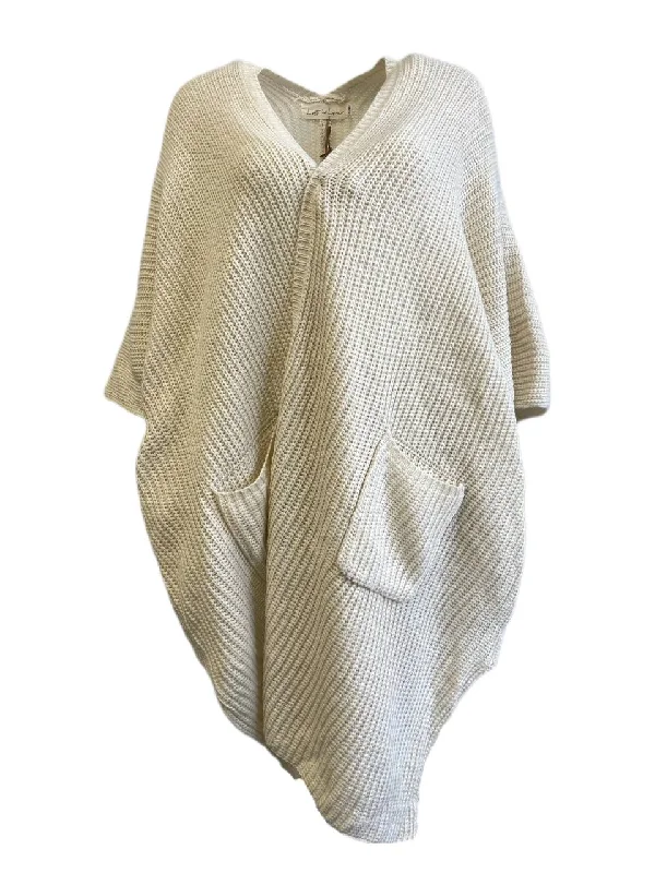 LOST IN LUNAR Women's Beige Hanging Out Cardigan Size S/M NWT