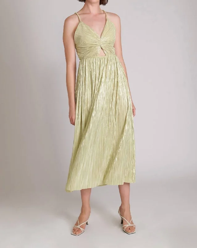 Lucca Dress In Lime