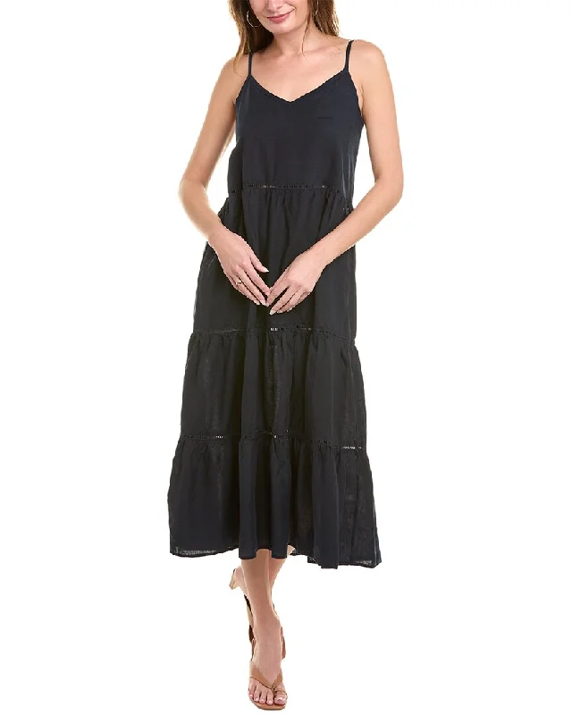 Splendid Jacqueline Linen-Blend Maxi Dress