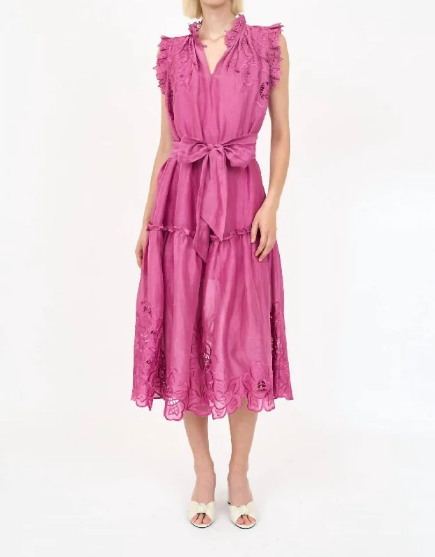 Gemma Dress In Fuchsia