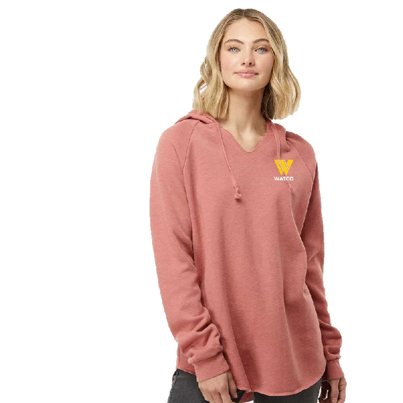 Women’s Lightweight California Wave Wash Hooded Sweatshirt - PRM2500