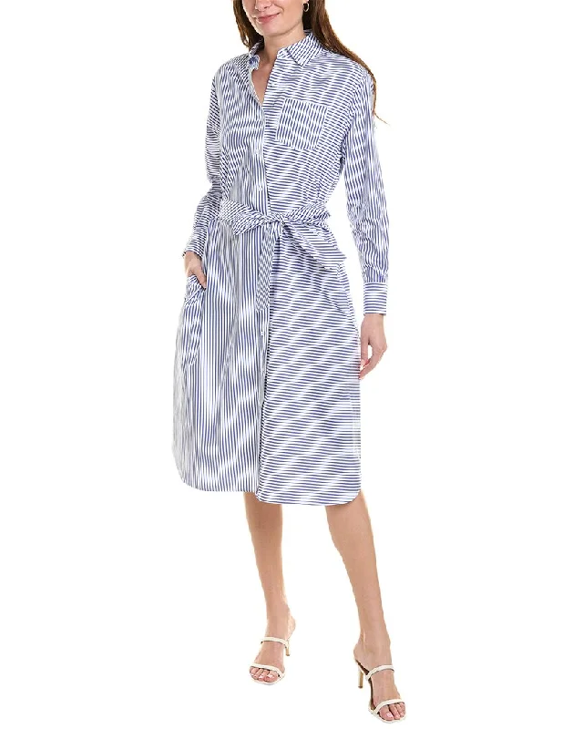 Brooks Brothers Striped Shirtdress