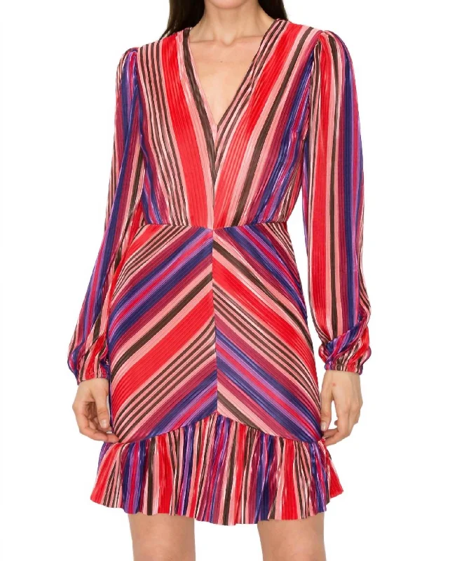 Stripes Dress In Multi