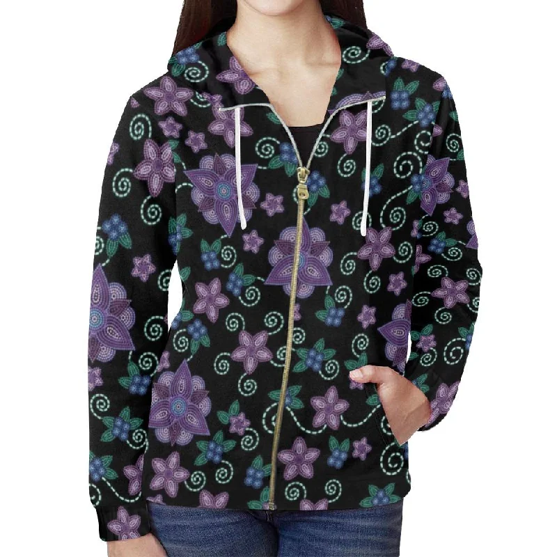 Berry Picking Full Zip Hoodie for Women